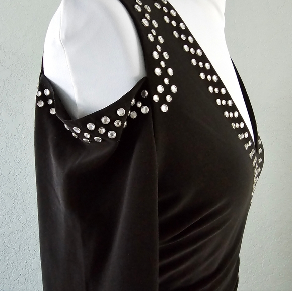 Cache Bodycon Dress Black Size 6 (NWOT) - Picture 13 of 13